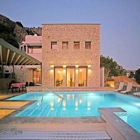 Villa Costamare - Enjoy Lazy Days On The Private Pool-Jacuzzi Pefki Rom bilde
