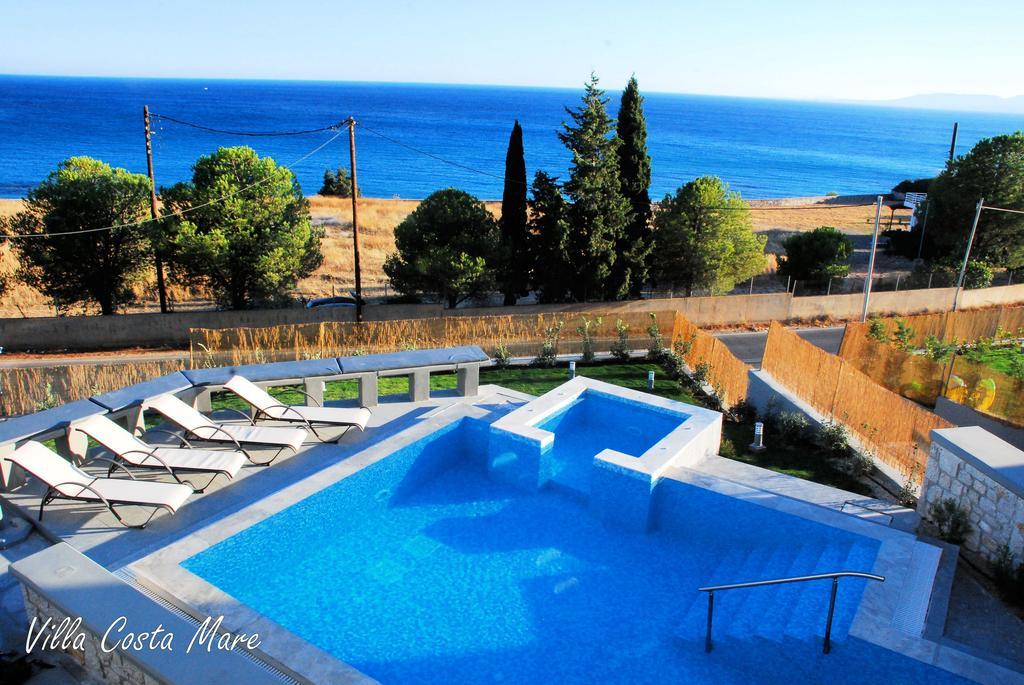Villa Costamare - Enjoy Lazy Days On The Private Pool-Jacuzzi Pefki Rom bilde